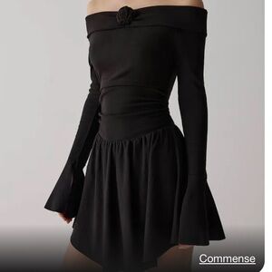 Commense Black Dress